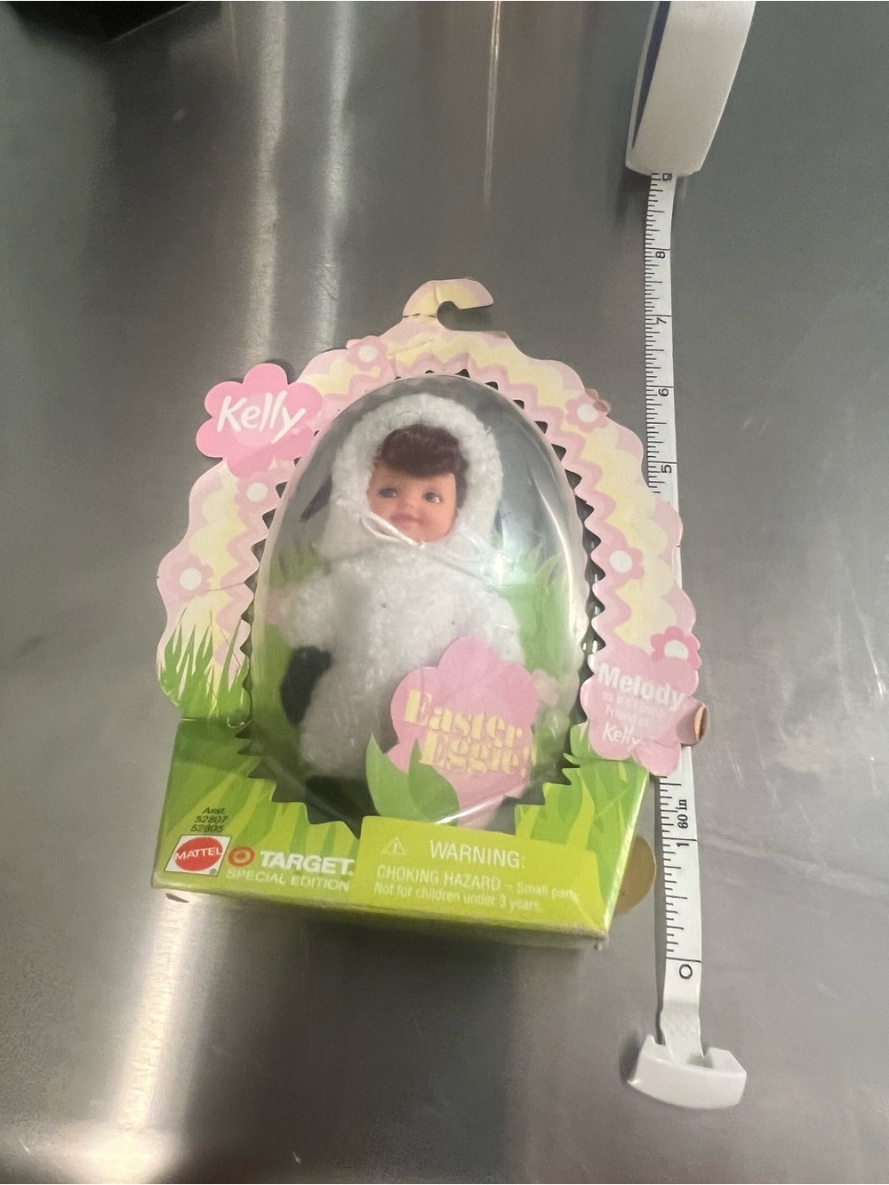 Old New Stock Mattel Kelly in Easter Egg Plush Outfit - Pink and Green Packaging - Picture 3 of 3
